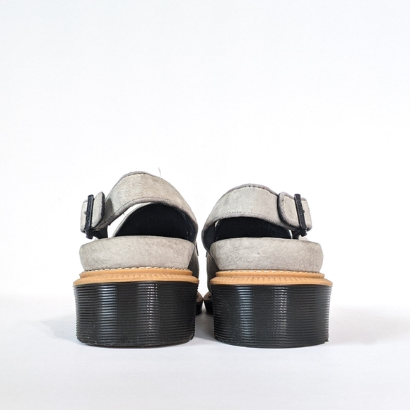 Dr. Martens Romana Grey Suede Loafers - Picture 6 of 8